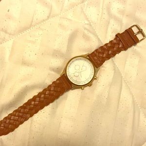 Leather Band Watch